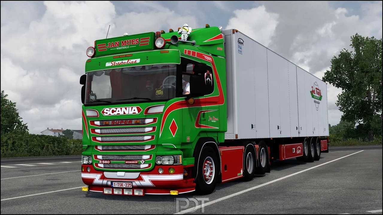 Scania R580 Jan Mues+Trailer v6.0 1.50 ETS2