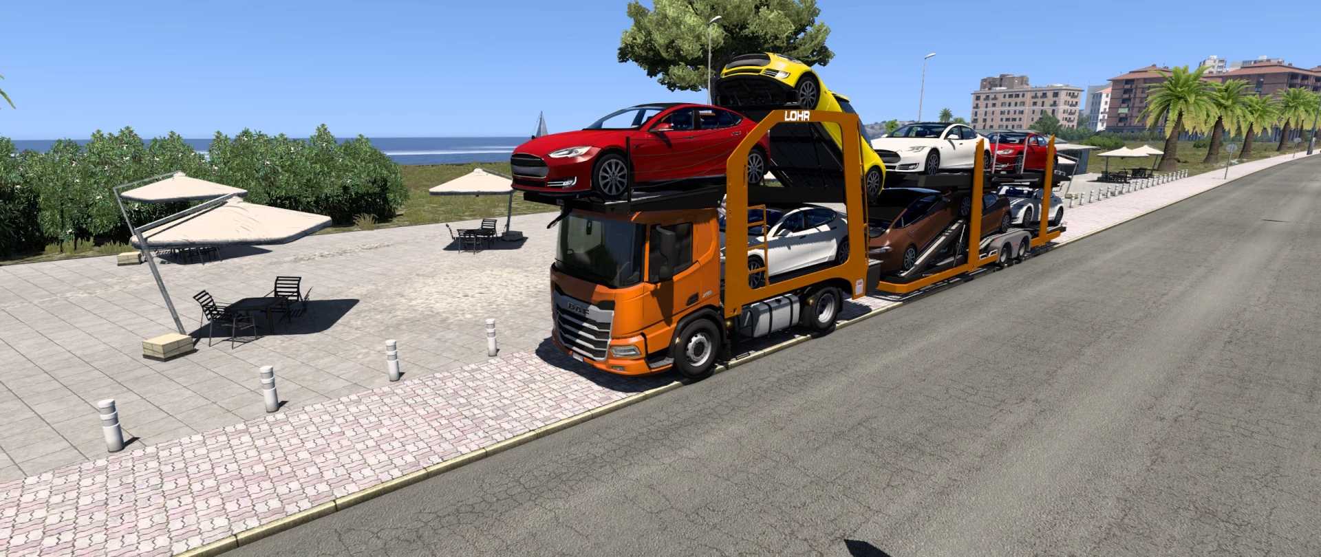 DAF XD + TRANSPORTADOR DE CARRO v1.0 ETS2