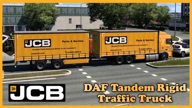 Caminhão de tráfego tandem rígido JCB v1.0 – ETS2