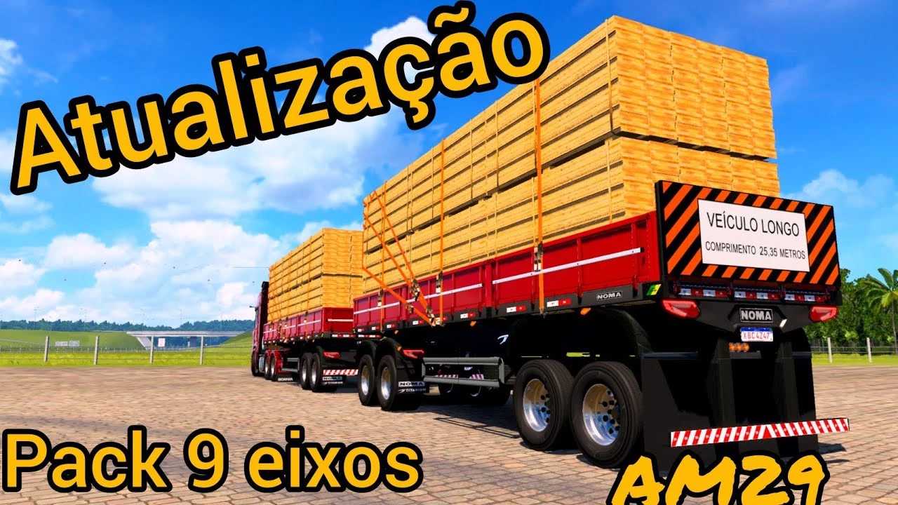 PACK 9 EIXOS AM29 1.51 ETS2