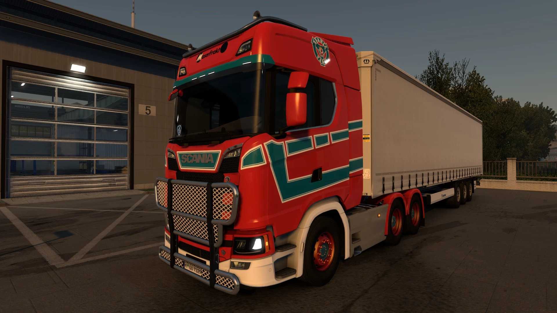 Skin Scania Next Gen Maserfrakt 1.50 ETS2