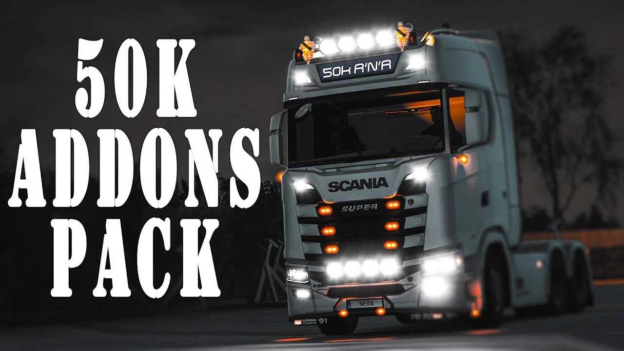 Mod – Pack de complementos 50K v1.51 – ETS2