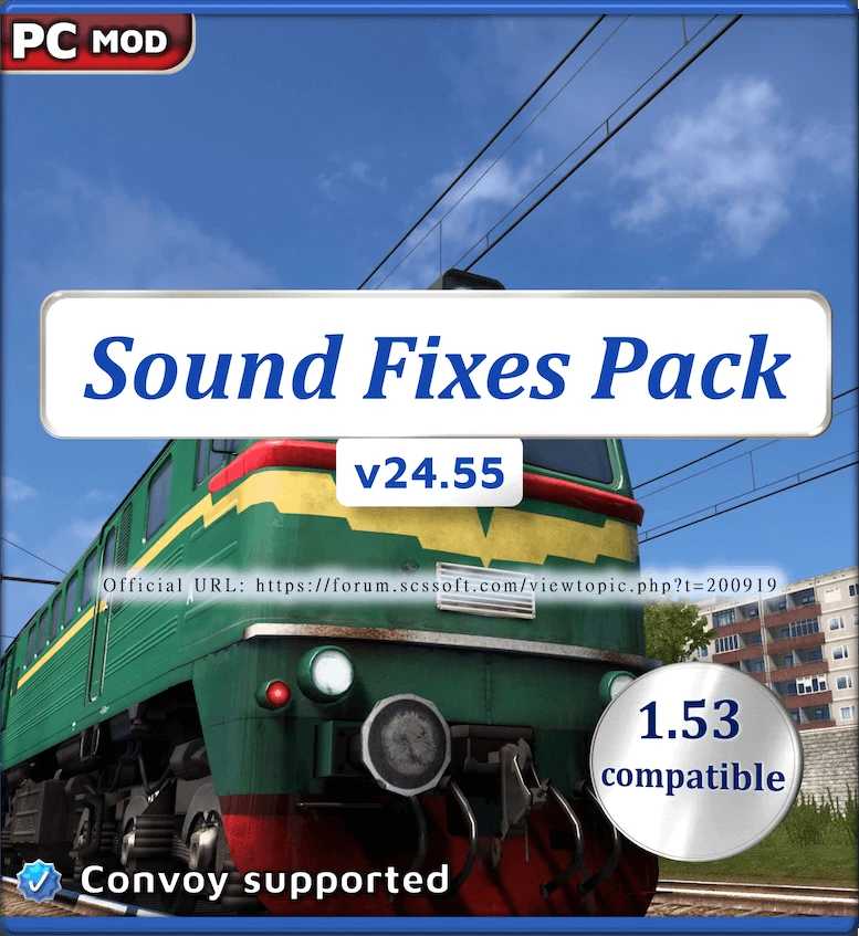 Sound Fixes Pack v24.55 para 1.53 beta aberto apenas – ETS2